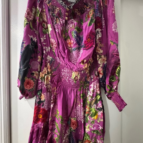Camilla Vibrant Floral Long Sleeve Dress - Picture 2 of 3
